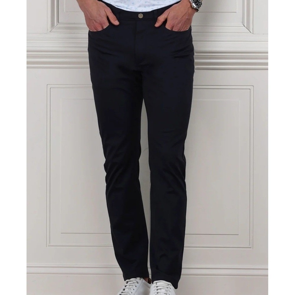 NWT Collars and Co CEO Tech Pull On Pants Black Size‎ 36x32